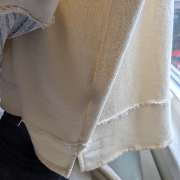 BUCKETLIST Cream and Navy V-Neck Sweater - Picture 5 of 10